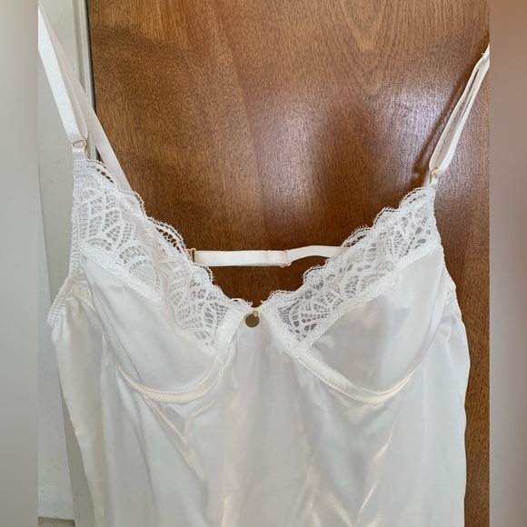 NWT Gooseberry Intimates Manhattan Slip Ivory Dress - Picture 5 of 8
